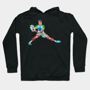 ICONIC POSE OF THE TENNIS KING Hoodie